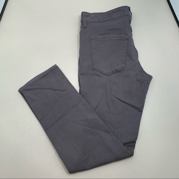 Eddie Bauer Pants Women Size 4 Petite Gray Slightly Curvy Slim Straight - Picture 1 of 11